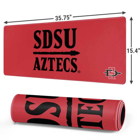 San Diego State University Aztecs Red Gaming Mouse Pad