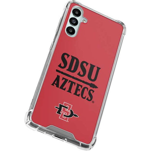 San Diego State University Aztecs Red Gabb Phone 4 Clear Case