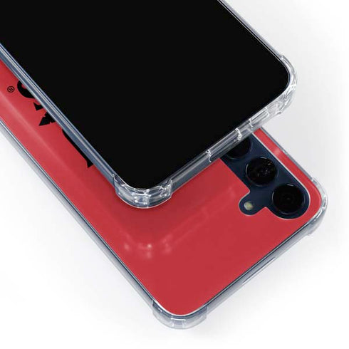 San Diego State University Aztecs Red Galaxy A35 5G Clear Case