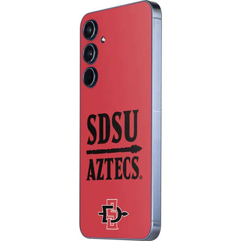 San Diego State University Aztecs Red Galaxy A35 5G Skin