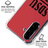 San Diego State University Aztecs Red Galaxy A36 5G Clear Case