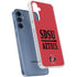 San Diego State University Aztecs Red Galaxy A55 5G Clear Case