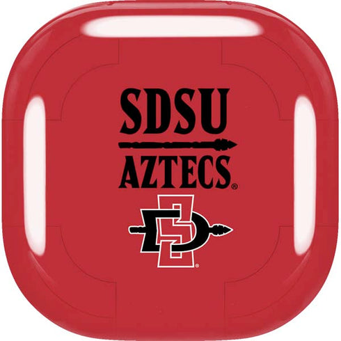 San Diego State University Aztecs Red Galaxy Buds Live Skin