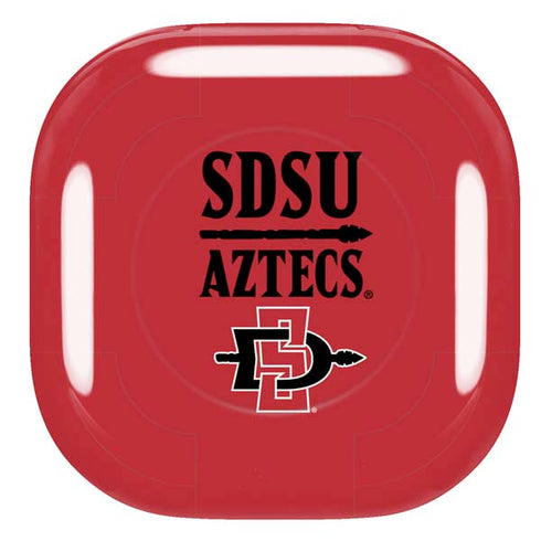 San Diego State University Aztecs Red Galaxy Buds Live Skin