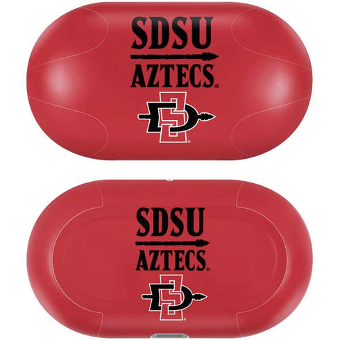 San Diego State University Aztecs Red Galaxy Buds Plus Skin