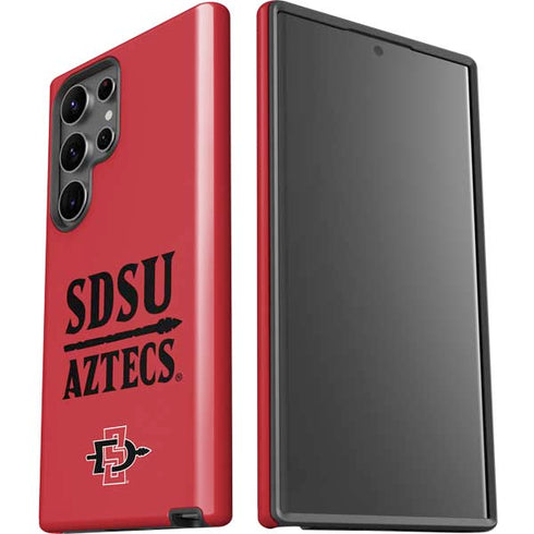 San Diego State University Aztecs Red Galaxy S23 Ultra Pro Case