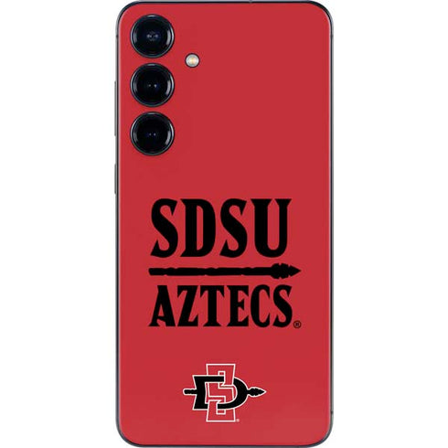 San Diego State University Aztecs Red Galaxy S24 Plus Skin