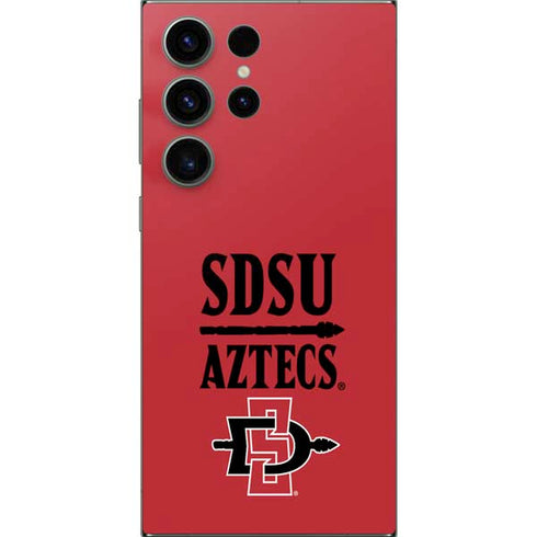 San Diego State University Aztecs Red Galaxy S25 Ultra Skin