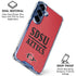 San Diego State University Aztecs Red Galaxy S25 Clear Case