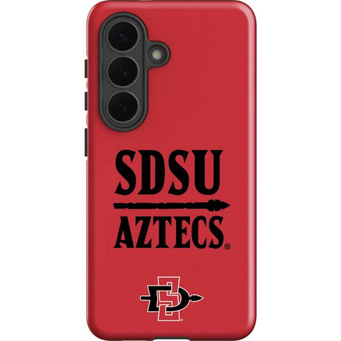 San Diego State University Aztecs Red Galaxy S26 Impact Case