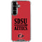 San Diego State University Aztecs Red Galaxy S26 Plus Clear Case