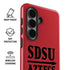 San Diego State University Aztecs Red Galaxy S26 Plus Impact Case