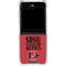 San Diego State University Aztecs Red Galaxy Z Flip6 Clear Case