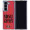 San Diego State University Aztecs Red Galaxy Z Fold5 5G Clear Case