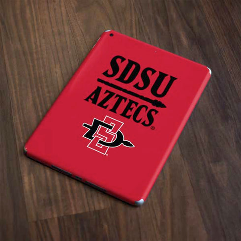 San Diego State University Aztecs Red Apple iPad Skin
