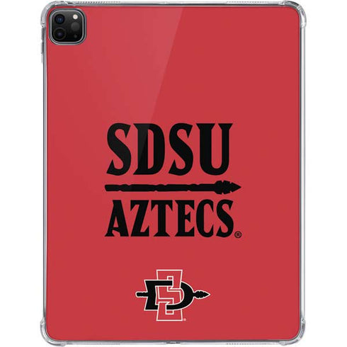 San Diego State University Aztecs Red iPad Pro 11in (2024) Clear Case