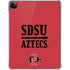 San Diego State University Aztecs Red iPad Pro 11in (2024) Clear Case