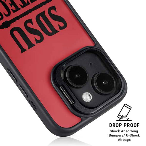 San Diego State University Aztecs Red iPhone 13 Kickstand Case
