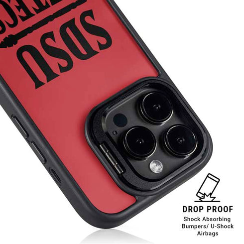 San Diego State University Aztecs Red iPhone 14 Pro Kickstand Case
