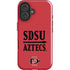 San Diego State University Aztecs Red iPhone 16 Impact Case