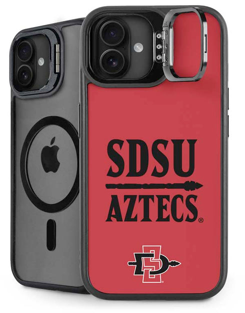 San Diego State University Aztecs Red iPhone 16 Kickstand Case
