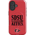 San Diego State University Aztecs Red iPhone 16 Magsafe Impact Case