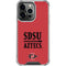 San Diego State University Aztecs Red iPhone 16 Pro Clear Case