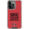 San Diego State University Aztecs Red iPhone 16 Pro Max Clear Case