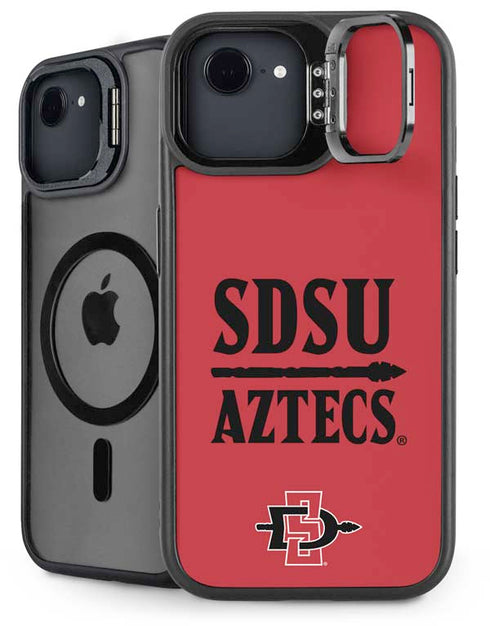 San Diego State University Aztecs Red iPhone 16e Kickstand Case