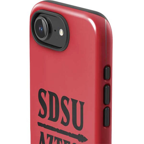 San Diego State University Aztecs Red iPhone 16e Impact Case