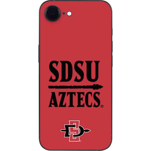 San Diego State University Aztecs Red iPhone 16e Skin