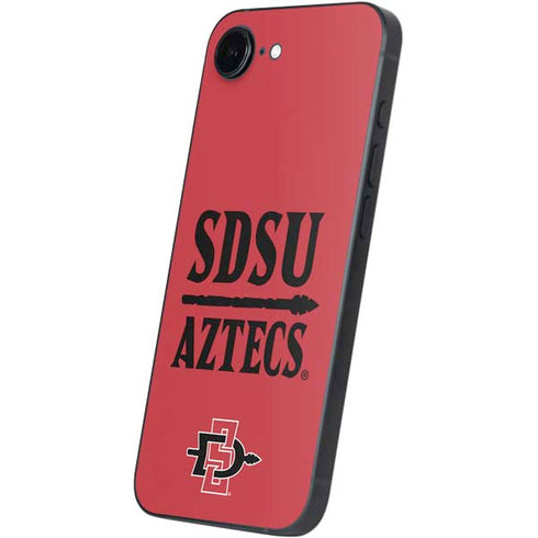 San Diego State University Aztecs Red iPhone 16e Skin
