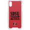 San Diego State University Aztecs Red iPhone XS Clear Case