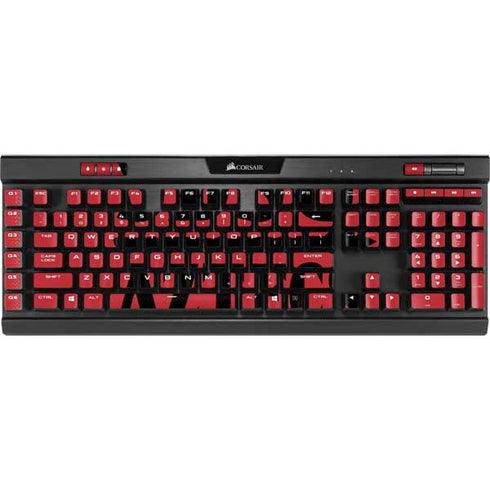San Diego State University Aztecs Red K95 RGB PLATINUM Mechanical Gaming Keyboard Skin