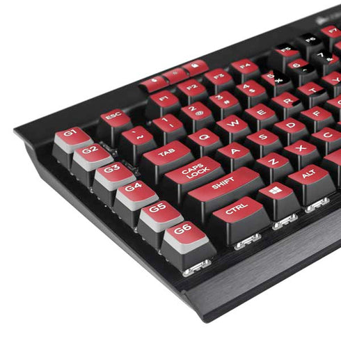 San Diego State University Aztecs Red K95 RGB PLATINUM Mechanical Gaming Keyboard Skin