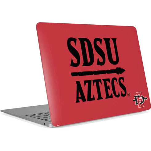 San Diego State University Aztecs Red Apple MacBook Air Skin