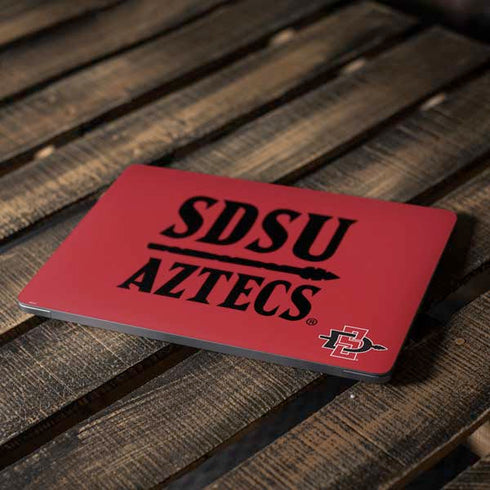 San Diego State University Aztecs Red Apple MacBook Air Skin