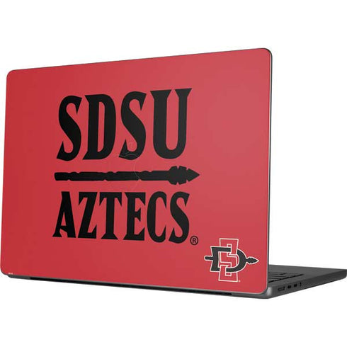 San Diego State University Aztecs Red Apple MacBook Pro 14-inch Skin