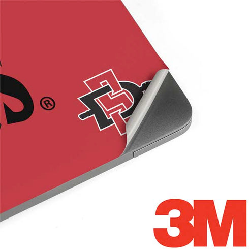 San Diego State University Aztecs Red MacBook Skins