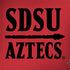 San Diego State University Aztecs Red MacBook Skins