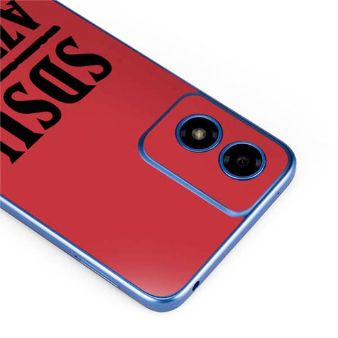 San Diego State University Aztecs Red Moto G Play 4G (2024) Skin