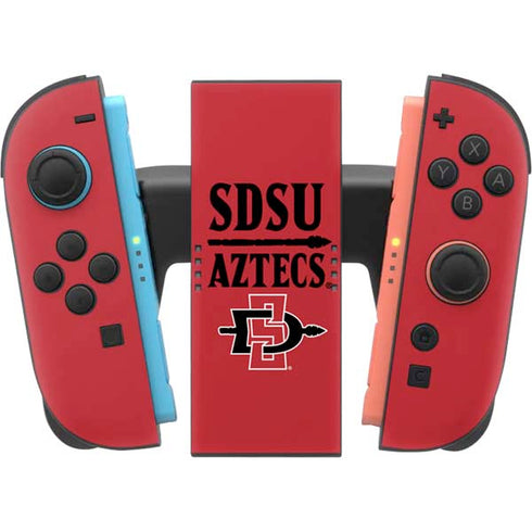 San Diego State University Aztecs Red Nintendo Switch 2 (2025) Joy-Con Controller Skin