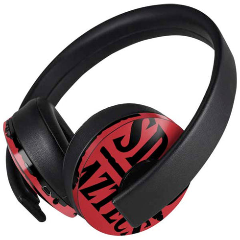 San Diego State University Aztecs Red PlayStation 4 Gold Wireless Headset Skin