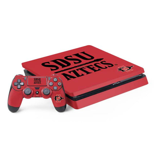 San Diego State University Aztecs Red PlayStation PS4 Skins
