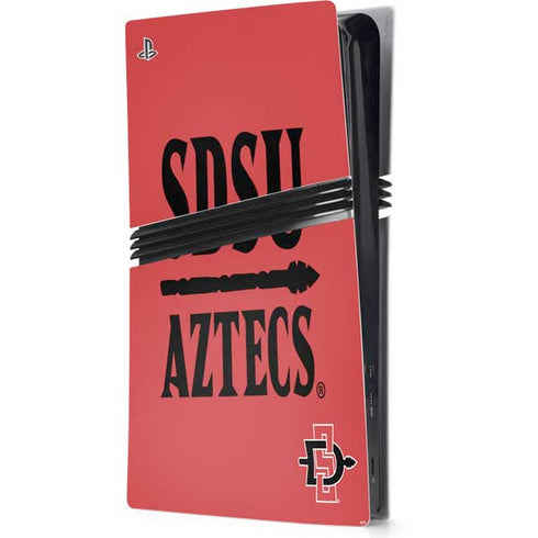 San Diego State University Aztecs Red PlayStation PS5 Skins