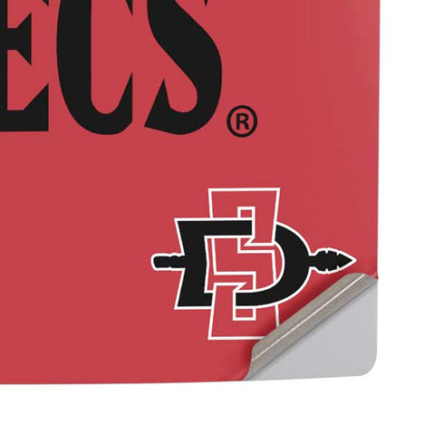 San Diego State University Aztecs Red PS5 Pro Disk Console Skin
