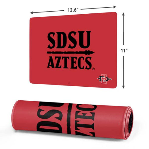 San Diego State University Aztecs Red Gaming Mouse Pad