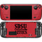 San Diego State University Aztecs Red Steam Deck Handheld Gaming Computer OLED Skin