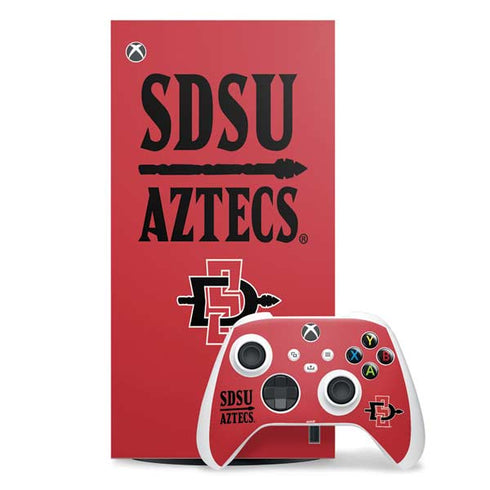 San Diego State University Aztecs Red Xbox Series X Skins