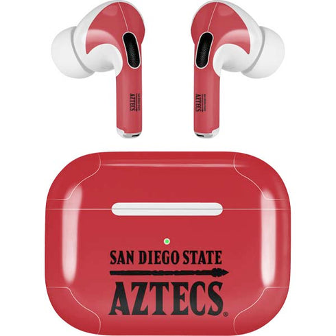 San Diego State University Logo Red AirPods Pro 2nd Gen Skin